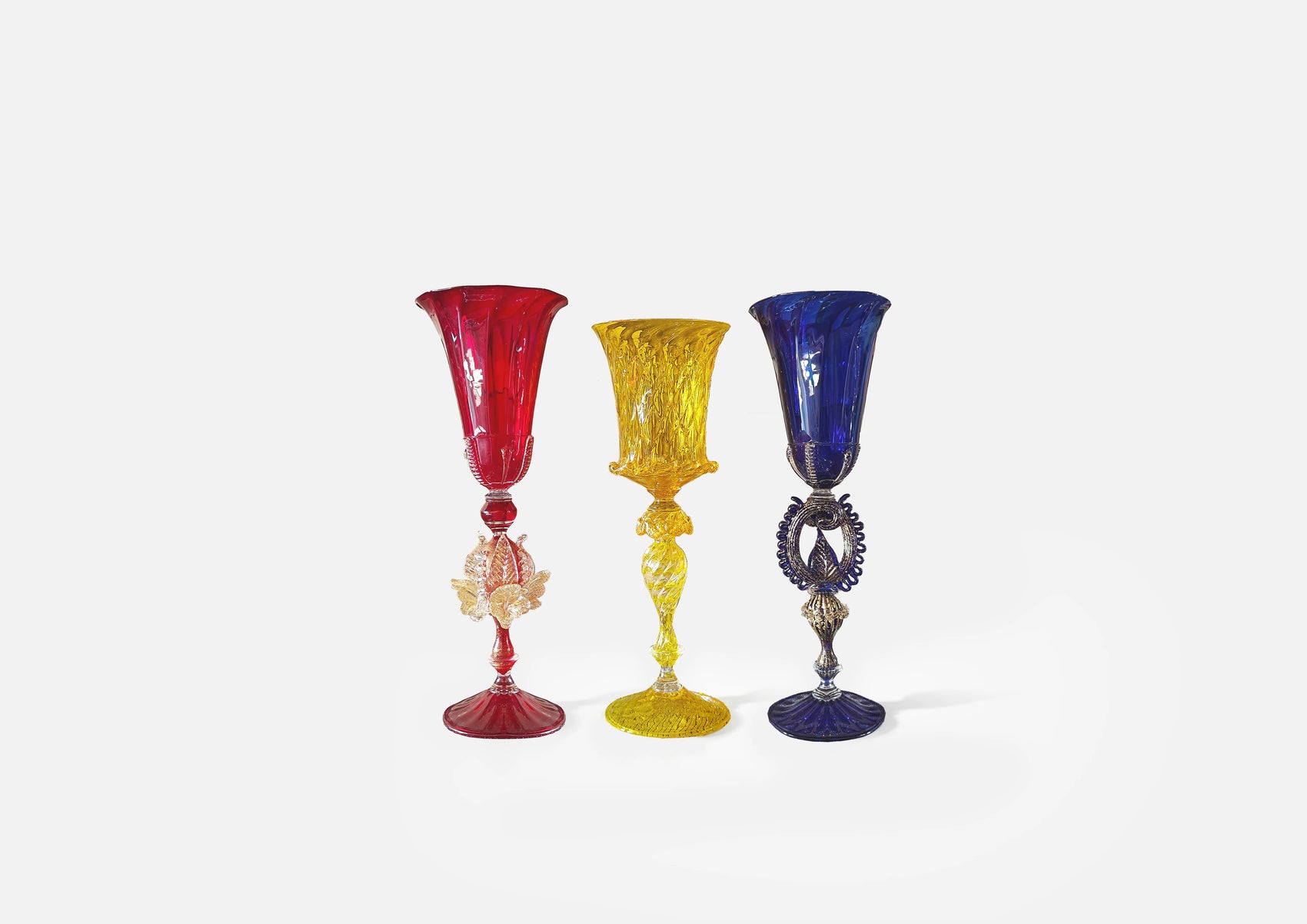 Set Of Goblets Murano